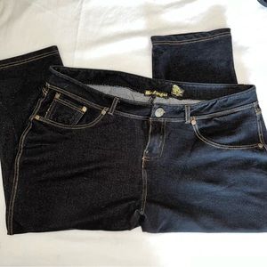 Like an angel stretch, Capri jeans